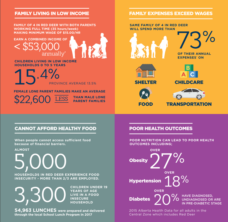 poverty snapshot low income expenses healthy food and poor health